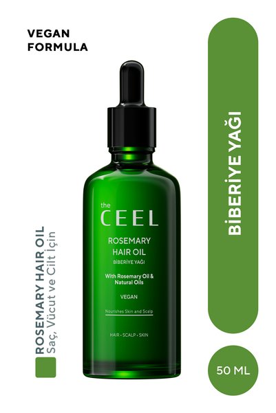 The Ceel Biberiye Saç Yağı Complexi | Biotin, Hint Yağı, Vitamin E 50 ML
