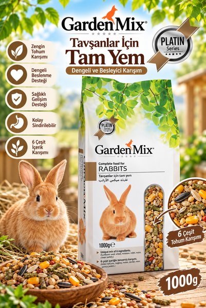 Gardenmix Platin Tavşan Yemi 1kg