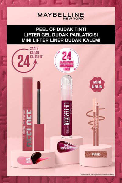 Maybelline New York Super Stay Dudak Tinti Peel Off 002 Haze&Lifter Gel Dudak...