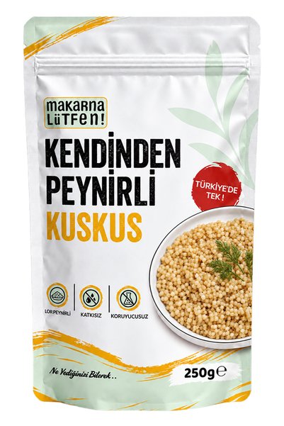 Makarna Lütfen Kendinden Peynirli Kuskus (250 gram)