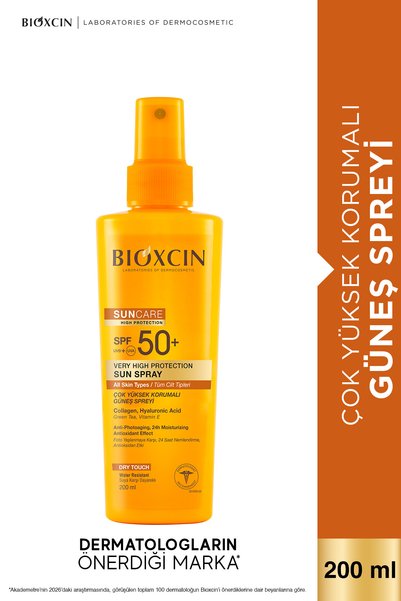 Bioxcin Sun Care SPF 50+ Çok Yüksek Korumalı, Güneş Koruyucu Sprey 200 ml