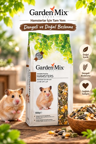 Gardenmix Platin Hamster Yemi 1kg