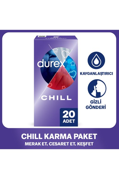 Durex Chill Karma Prezervatif Ekonomik Paket 20’li