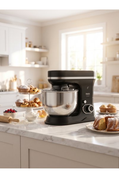 Fakir Mixychef 1500 W 5 Litre Paslanmaz Çelik Hazneli 6 Kademeli Mutfak Şefi ...