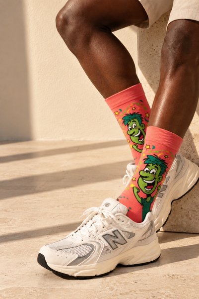Katia&Bony Κάλτσες Unisex με σχέδια Pop Art και κινούμενα σχέδια