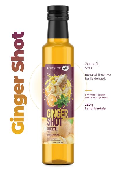 COLLAGEN LIFE Ginger Shot Zencefil Shot 350g