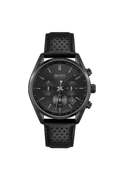 BOSS Men 1513880 Analog Stainless Steel Watch 44 mm, Black
