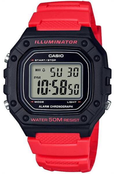 Casio CASIO Men's Digital Grey Dial Watch - W-218H-4B