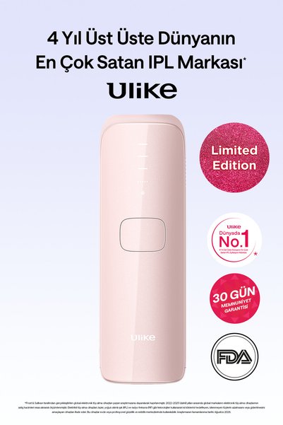Ulike Air 3 Acıyı Önleyen Safir Buz Soğutma IPL Lazer Epilasyon Aleti Pembe, 700.000 Atım Limited Edition