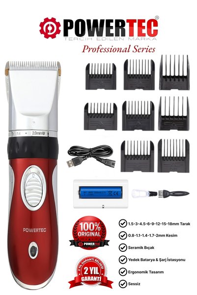 POWERTEC TR-1200 Profesyonel Tıraş Makinesi
