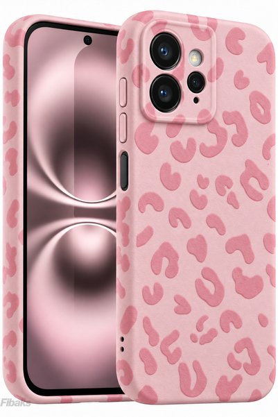 Fibaks Redmi Note 12 4g Case Pink Leopard Stylish Design Premium Slim Soft Si...