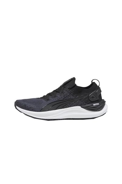 Puma Women Electrify Nitro Lace Up Running Shoes, Black