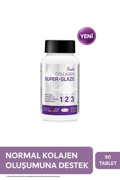 Suda Collagen Super Glaze Kolajen,NMN,NADH,Hyaluronik Asit,CoQ10,Mesoporosil ...