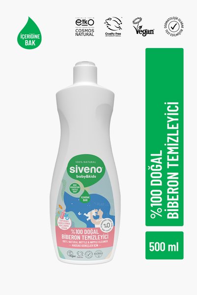 Siveno %100 Doğal Emzik & Biberon Temizleyici Elde Bulaşık Sabunu Bitkisel Ne...