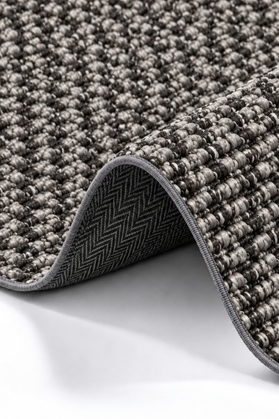 Raschel Carpet Sisal Yıkanabilir Kaymaz Taban Gri Yolluk Oturma Odası Halısı ...