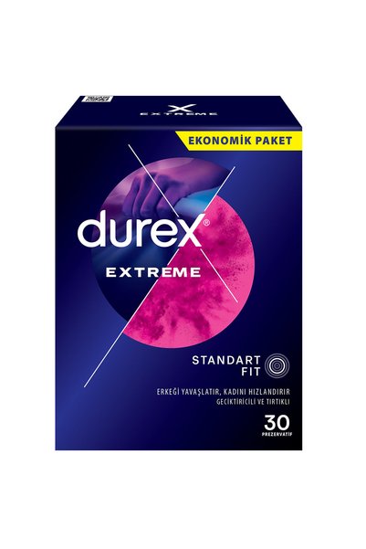 Durex Extreme 30'lu Prezervatif