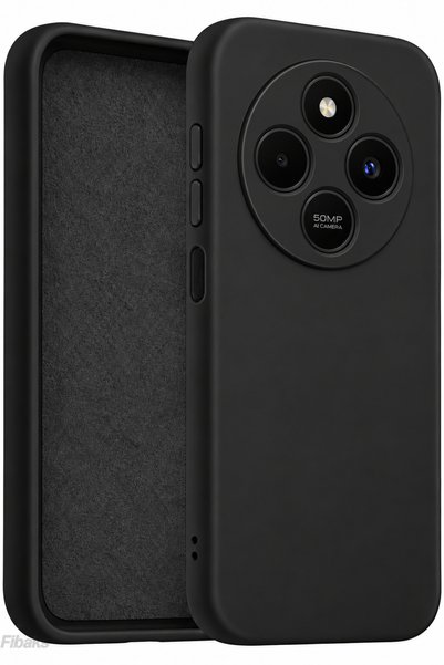 Fibaks Redmi 14C Kılıf Kadife Lansman Soft Yumuşak Liquid Silikon Kamera Koru...