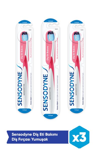Sensodyne Diş Eti Diş Fırçası Soft x3 Adet