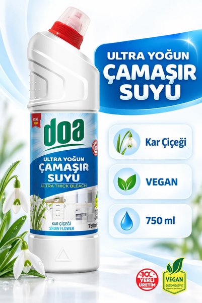 Doa Ultra Yoğun Çamaşır Suyu Kar Çiçeği 750 ML