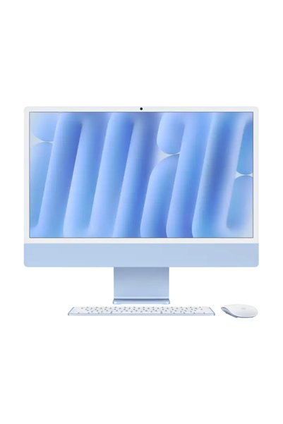 Apple 24-inch iMac with Retina 4.5K display: Apple M6 chip with 12‑core CPU and 12‑core GPU, 16GB, 512GB SSD - Blue