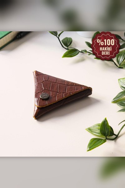 Modica Bamby - Real Leather Multi-Purpose Croco Coin Jewelry Pouch
