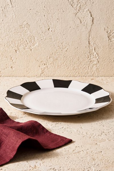 Perotti Black Bone Pasta Tabağı 20 cm