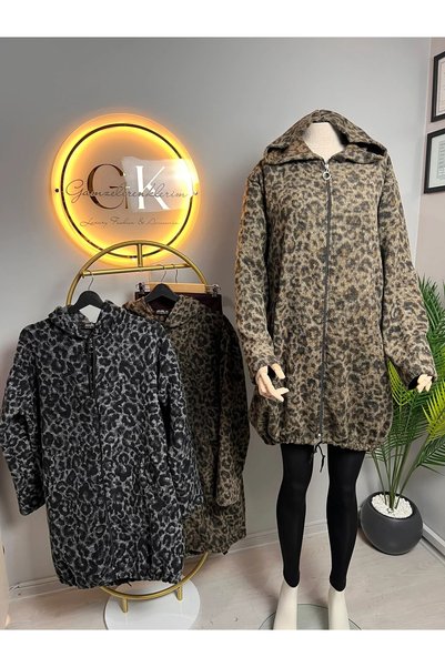 GAMZELİRENKLERİM LUXURY FASHION & ACCESSORIES سترة نسائية طويلة بتصميم مريح، ...