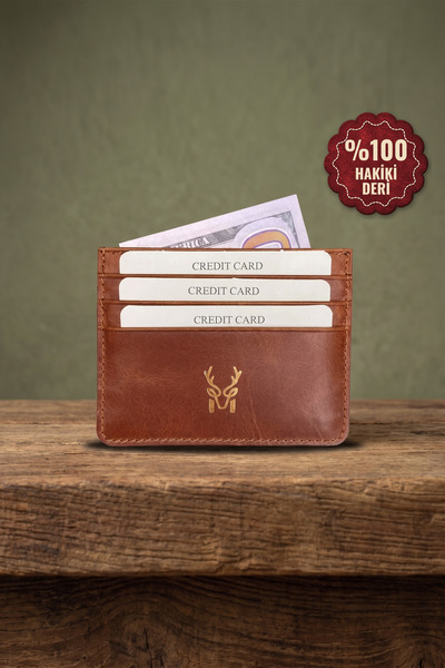 Modica Taba Credit Card Holder Ultra Thin Card Holder, Genuine Leather Card H...