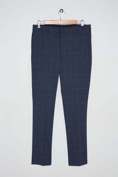 MANGO Man Ανδρικό παντελόνι Navy Blue