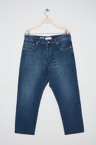 MANGO Woman Pantaloni de damă bleumarin 27100761