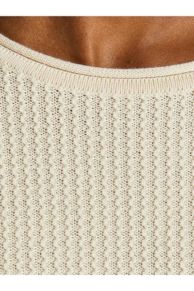 Jack & Jones Pullover Strickpullover JPRBLUCARLOS KNIT CREW NECK mit Rundhalsausschnitt
