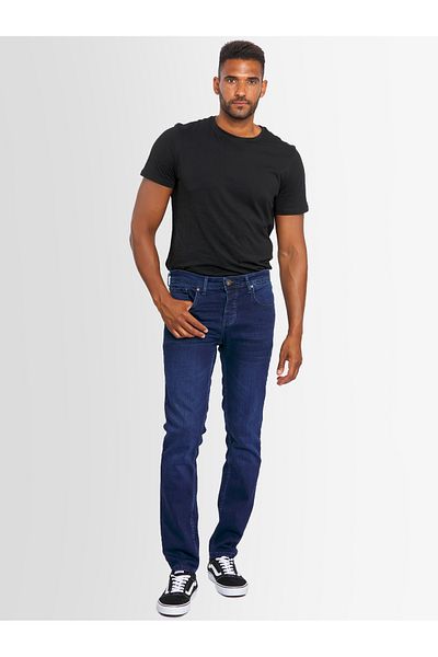 Alessandro Salvarini A. Salvarini Designer Herren Jeans Hose Basic Stretch Jeanshose Regular Slim NEU