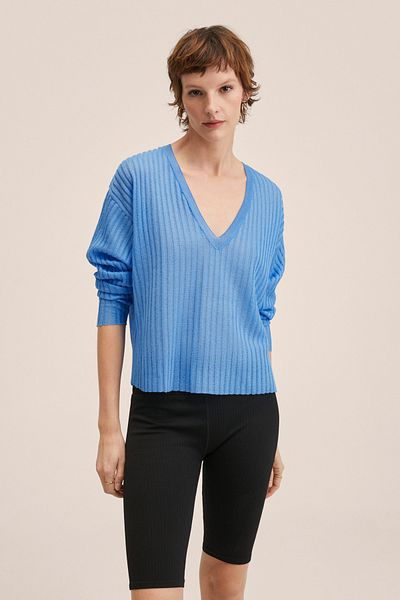 MANGO 27065805 Damen/Mädchen Himmelblau