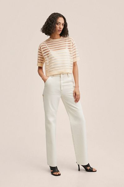 MANGO 27027113 Damen/Mädchen Ecru