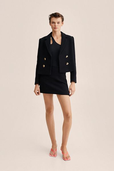 MANGO Black Women's Skirt 27044764