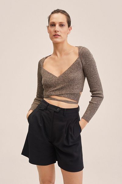 MANGO 27055799 Ženy/Dívky Hnědá