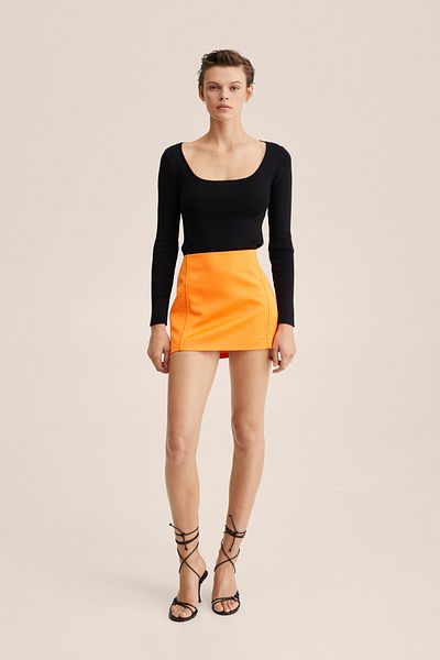 MANGO 27014041 Damen/Mädchen Schwarz