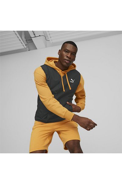 Puma Men Sportswear Fit Classic Gilet Embroidered Logo Vest Jacket, Black