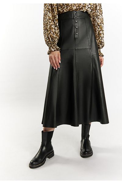 Dreimaster Vintage Lederrock Incus