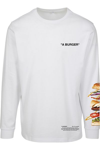 Mister Tee Herren Burger Longsleeve