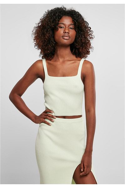 Urban Classics Kurz geschnittenes Damen-Strickoberteil für Damen