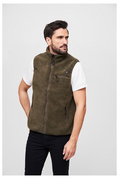 Brandit Herren Teddyfleece Weste Men