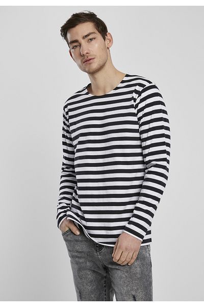 Urban Classics Herren Regular Stripe LS