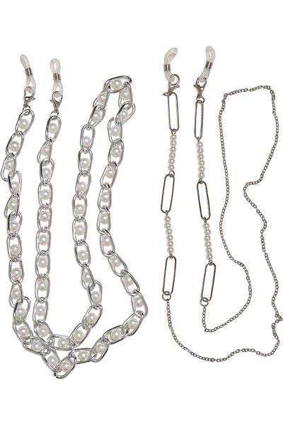 Urban Classics Accessoires Multifunktionskette mit Perlen 2er-Pack
