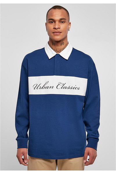 Urban Classics Herren Oversized Rugby Longsleeve