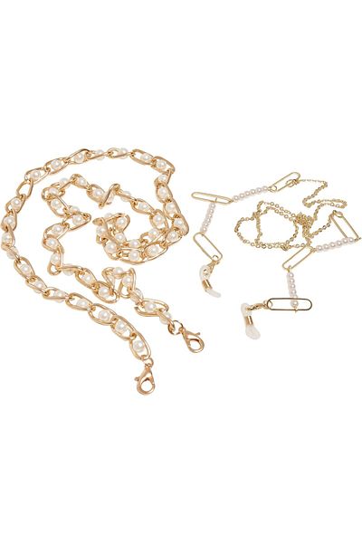 Urban Classics Accessoires Multifunktionskette mit Perlen 2er-Pack