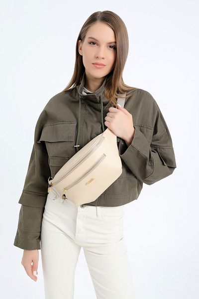 Fossil Beige Women's Waist Bag 05FS23K481