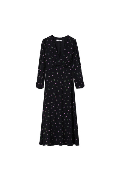 MANGO 27004016 Šaty a kombinézy Černá