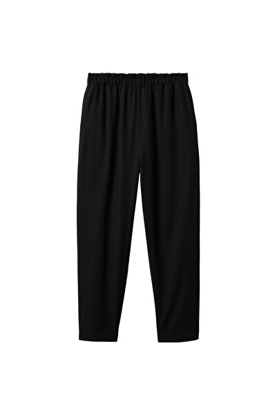 MANGO 27024756 Trousers & leggings Black