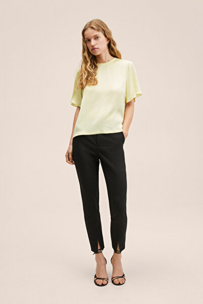 MANGO Woman Sarı Kadın Bluz 27098634